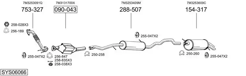 BOSAL SYS06066
