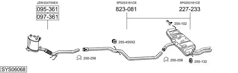 BOSAL SYS06068