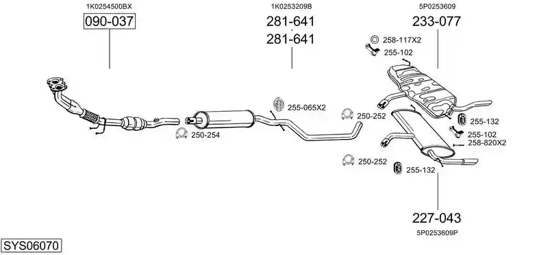 BOSAL SYS06070