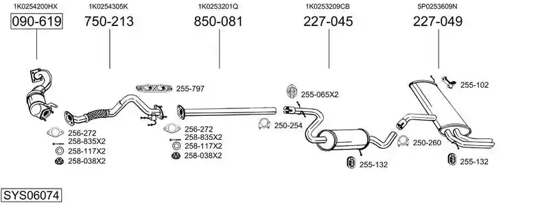 BOSAL SYS06074