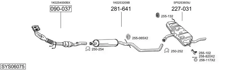 BOSAL SYS06075