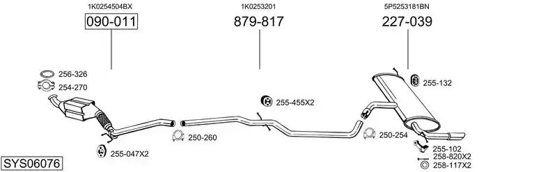 BOSAL SYS06076