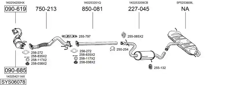 BOSAL SYS06078