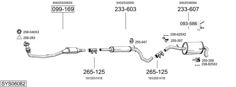 BOSAL SYS06082