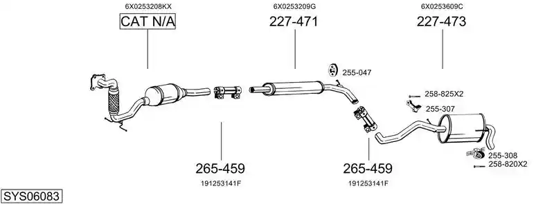 BOSAL SYS06083
