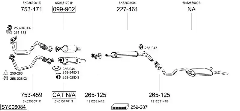 BOSAL SYS06084