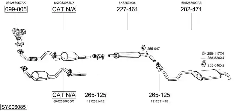 BOSAL SYS06085