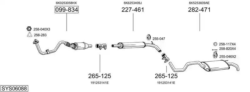 BOSAL SYS06088