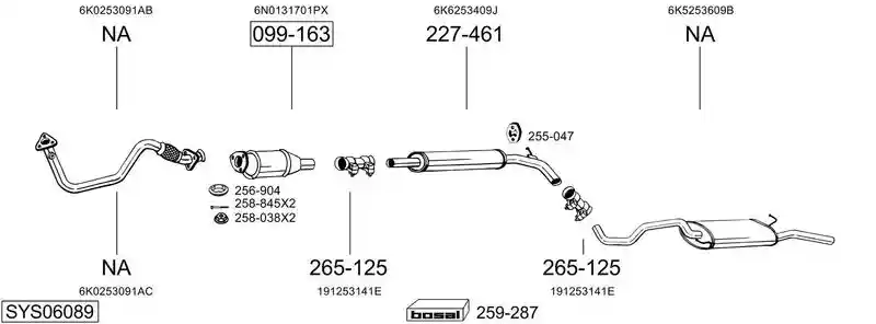 BOSAL SYS06089