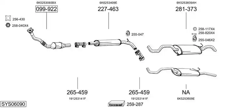 BOSAL SYS06090