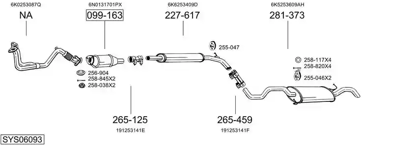 BOSAL SYS06093
