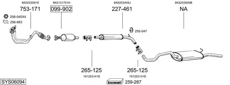 BOSAL SYS06094
