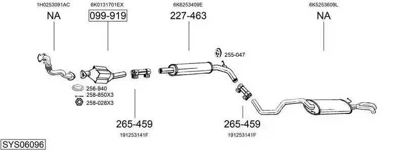 BOSAL SYS06096