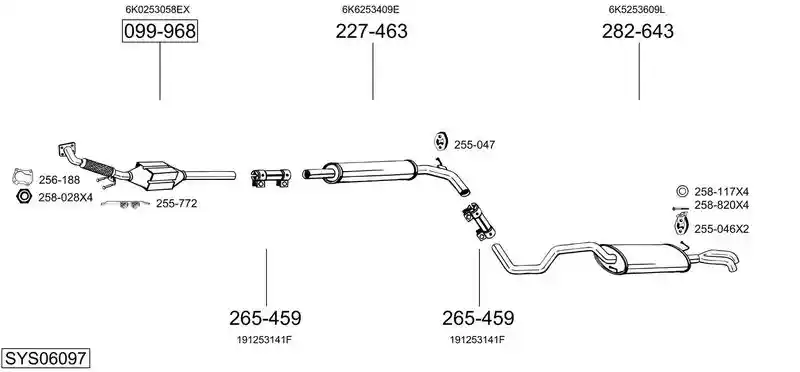 BOSAL SYS06097