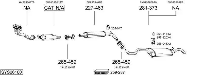 BOSAL SYS06100