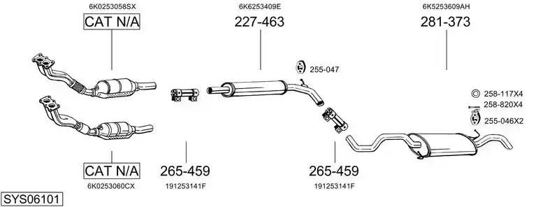 BOSAL SYS06101