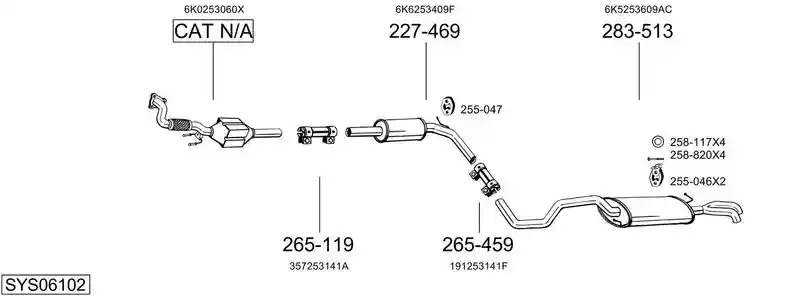 BOSAL SYS06102