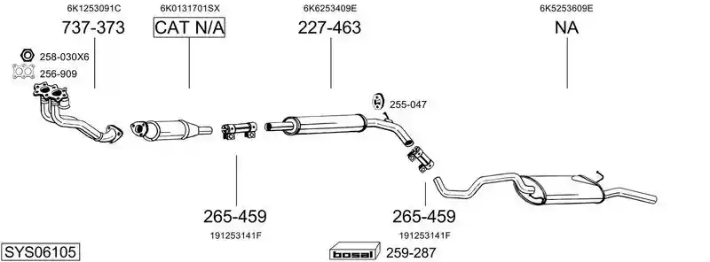 BOSAL SYS06105