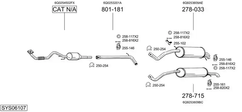 BOSAL SYS06107