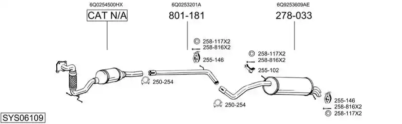BOSAL SYS06109
