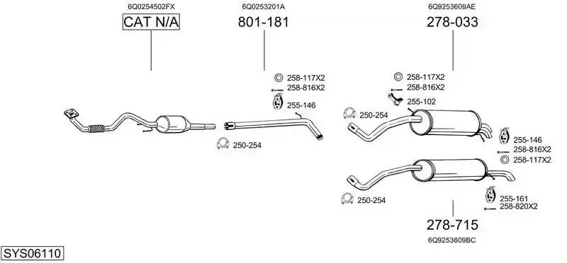 BOSAL SYS06110