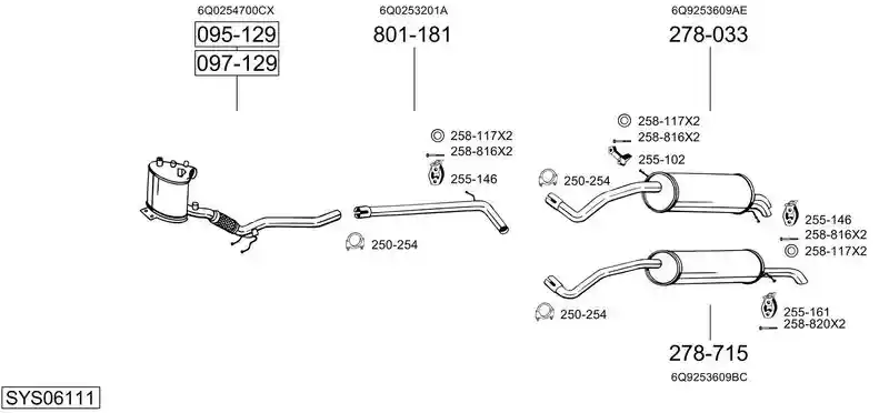 BOSAL SYS06111