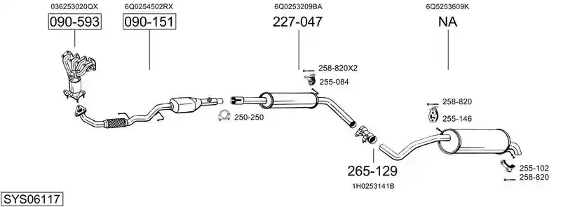 BOSAL SYS06117