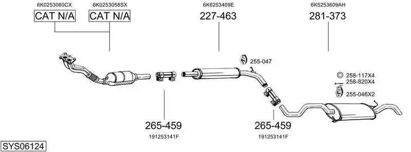 BOSAL SYS06124