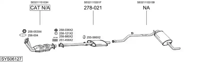BOSAL SYS06127