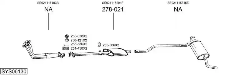 BOSAL SYS06130