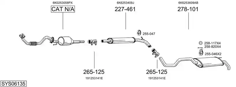BOSAL SYS06135