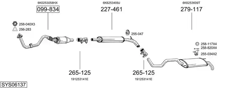 BOSAL SYS06137