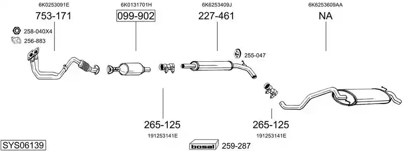 BOSAL SYS06139