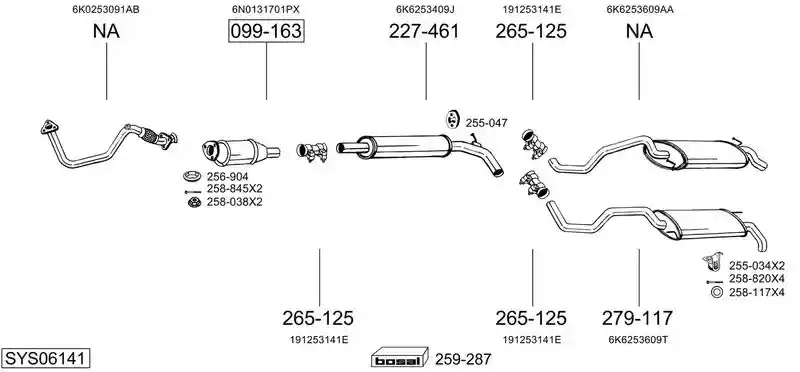 BOSAL SYS06141