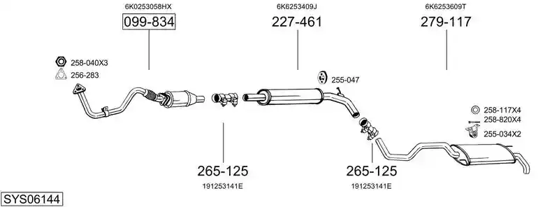 BOSAL SYS06144
