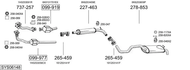 BOSAL SYS06148