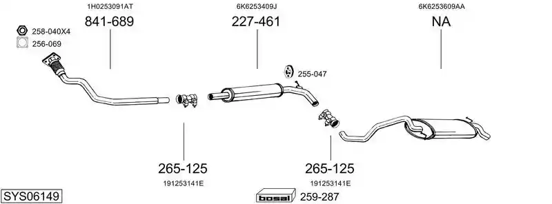 BOSAL SYS06149