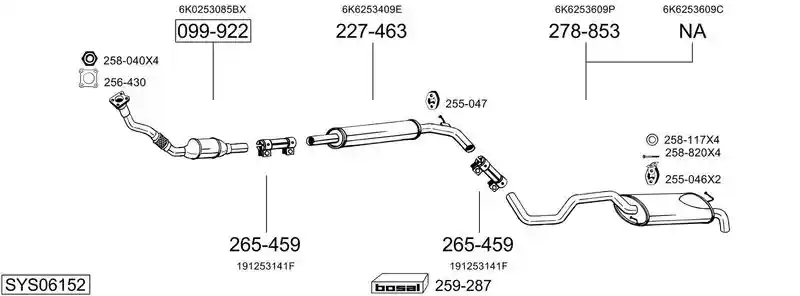 BOSAL SYS06152