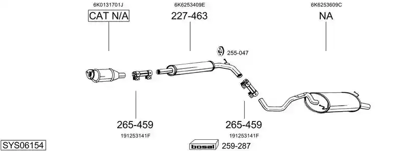 BOSAL SYS06154