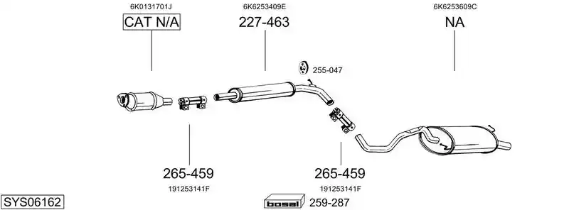 BOSAL SYS06162