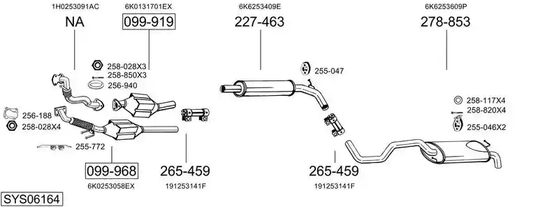 BOSAL SYS06164