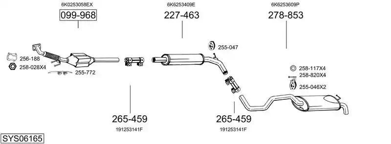 BOSAL SYS06165