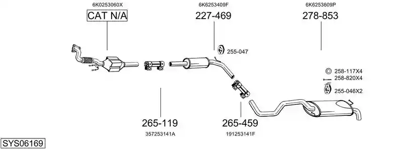 BOSAL SYS06169