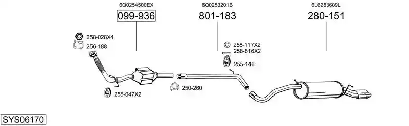 BOSAL SYS06170