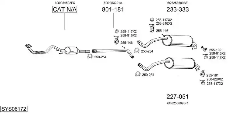 BOSAL SYS06172