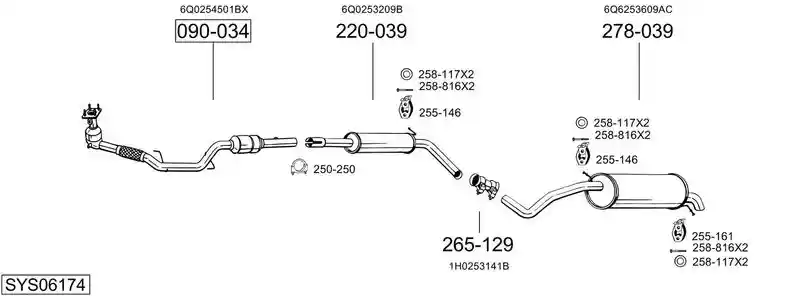 BOSAL SYS06174