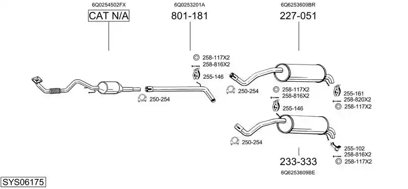 BOSAL SYS06175