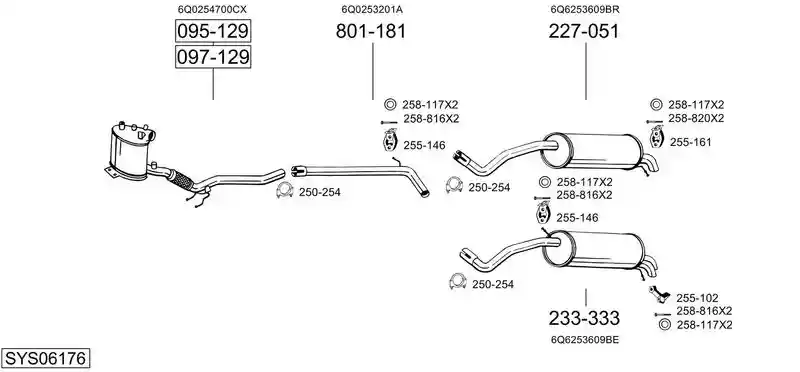BOSAL SYS06176