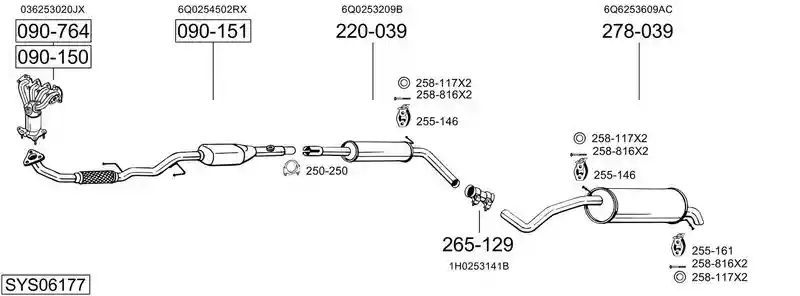 BOSAL SYS06177