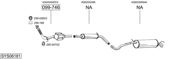 BOSAL SYS06181